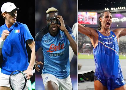 Sinner vs Djokovic, Osimhen supereroe del Napoli, Tamberi nella storia: Sport 2023 che show