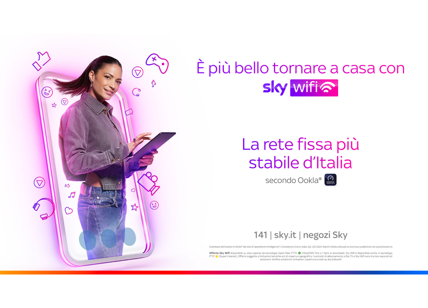 Sky Wifi premiata da Ookla per essere la rete fissa più stabile d’Italia