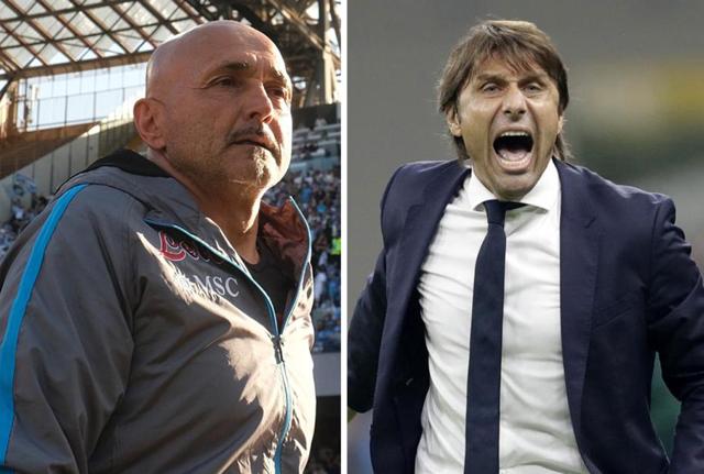 Luciano Spalletti e Antonio Conte