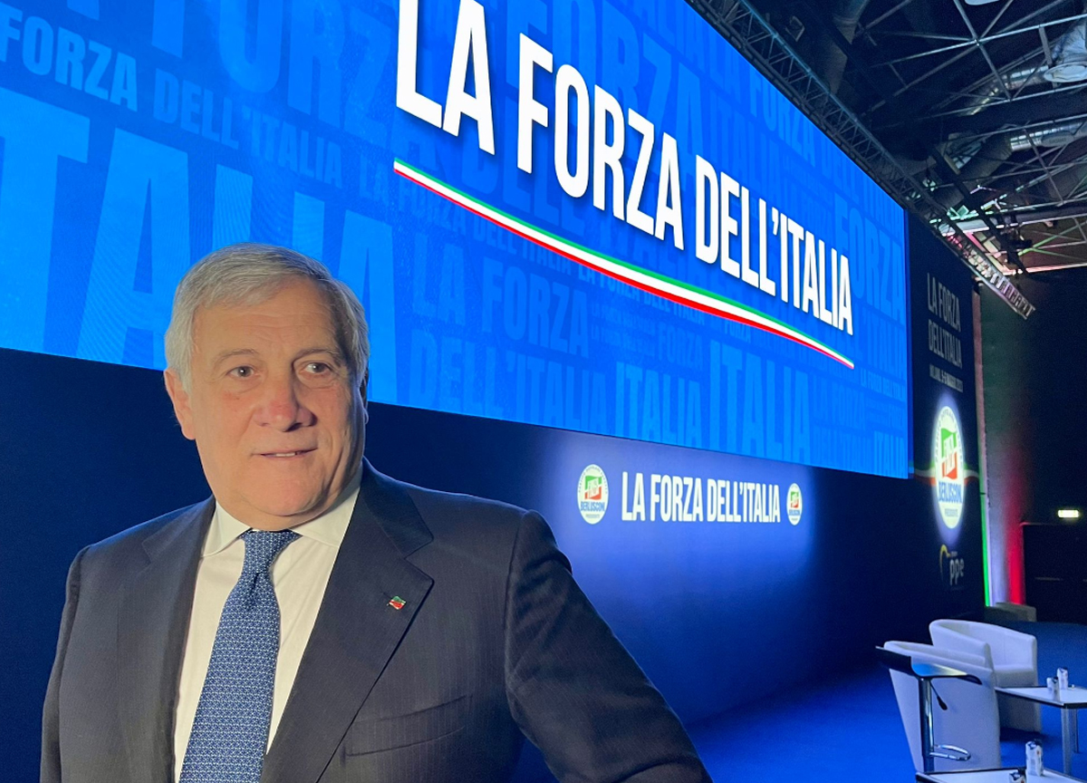 Tajani Convention Forza Italia