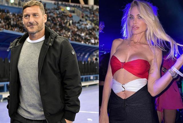 Francesco Totti - Ilary Blasi (Lapresse - Instagram ilaryblasi)