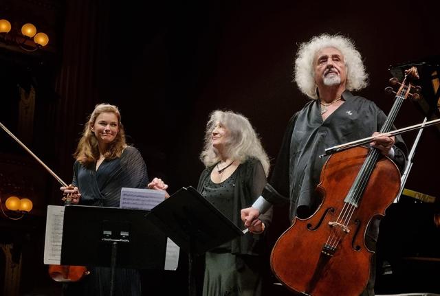 Il concerto alla Scala dei tre grandi solisti Argerich, Jansen e Maisky (foto: Marco Mazzoleni)