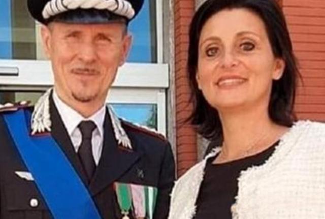  il colonnello Antonio Dibari e Vannia Gava