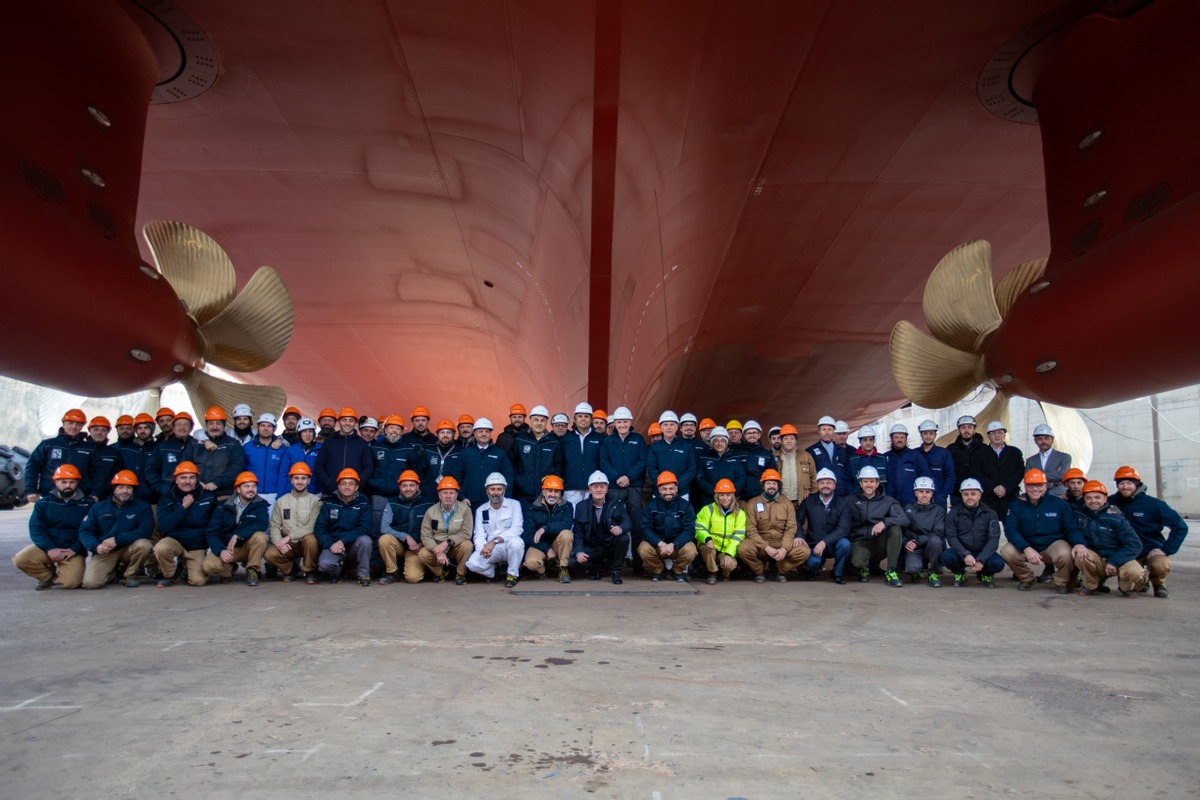 Fincantieri: varata la nuova nave da crociera per la società armatrice Viking