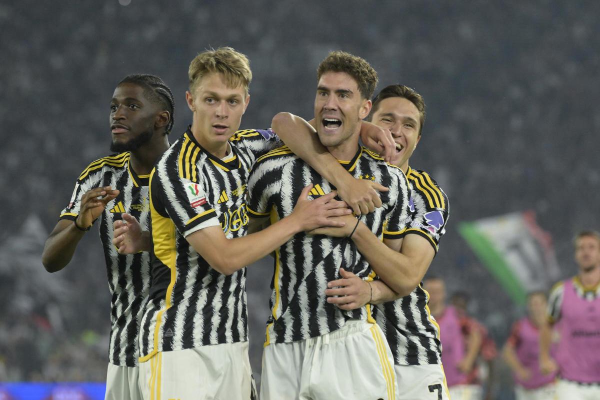 Vlahovic Juventus Atalanta Coppa Italia