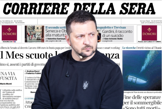 Zelensky Corriere della Sera