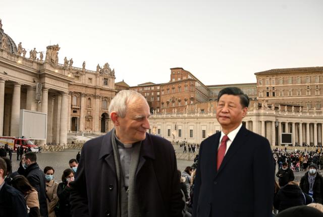 Matteo Maria Zuppi e Xi Jinping