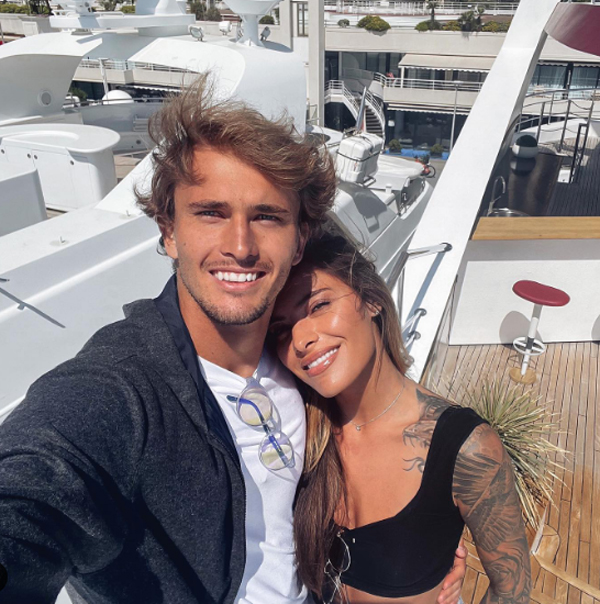 Sophia Thomalla e Alexander Zverev (Instagram sophiathomalla)