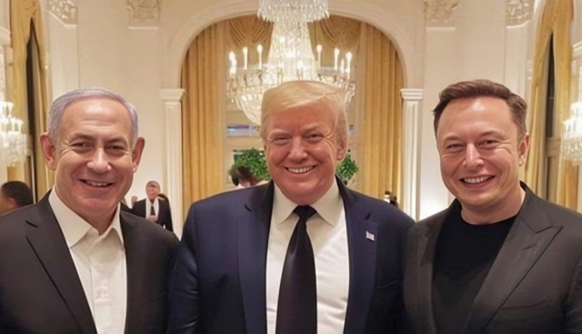 Benjamin Netanyahu, Donald Trump e Elon Musk