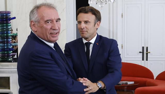 Bayrou e Macron