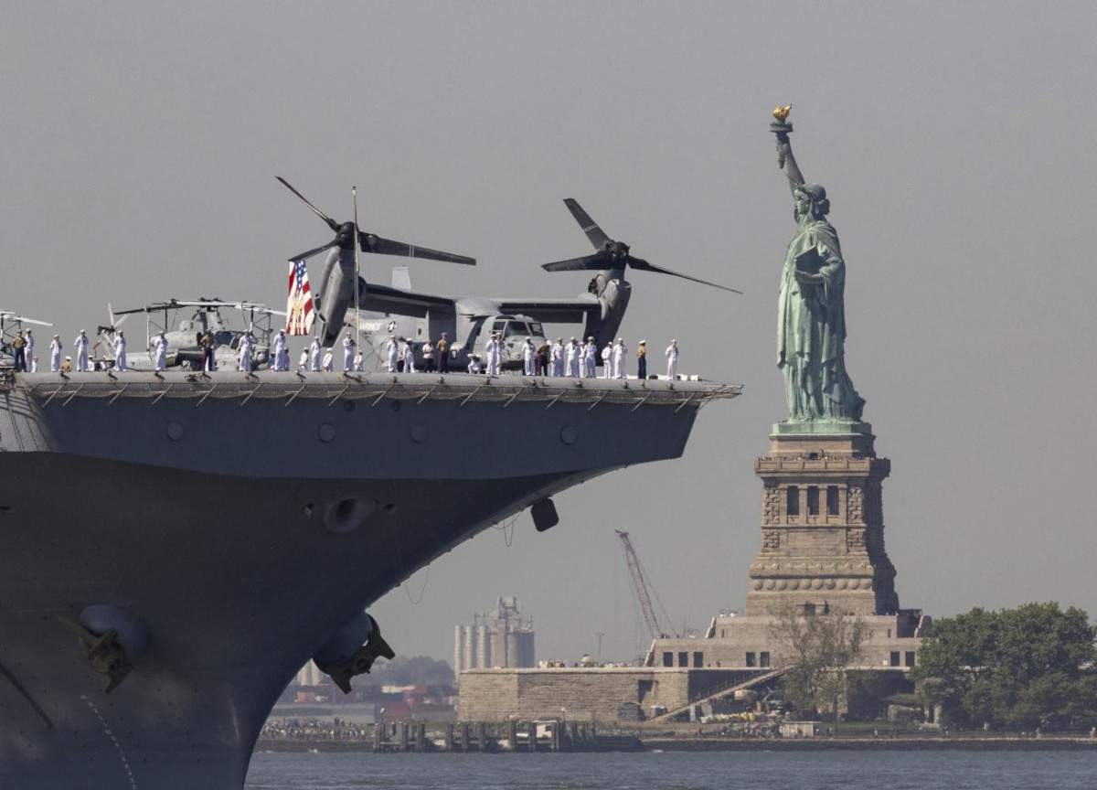 Statua della Libertà (Foto Lapresse)