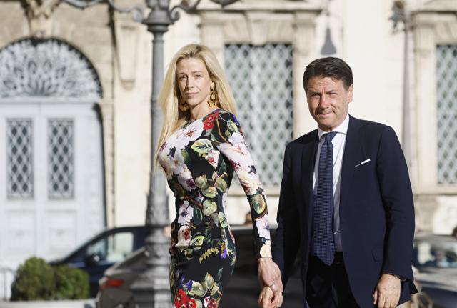 Olivia Paladino e Giuseppe Conte