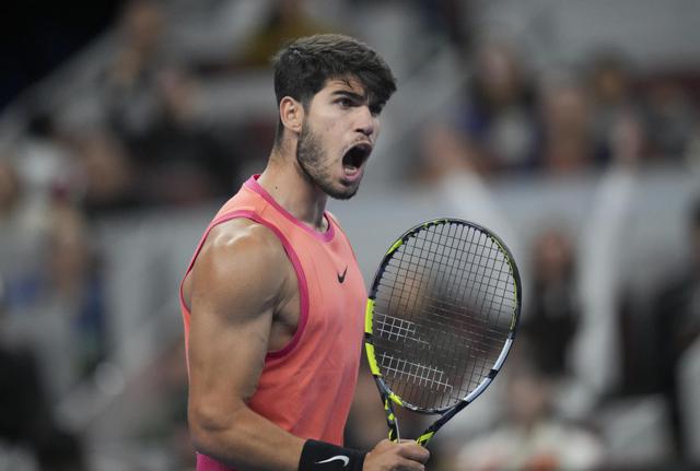 Carlos Alcaraz (foto Lapresse)