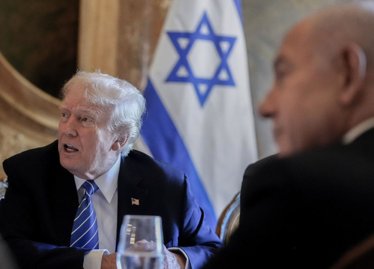 Trump e Netanyahu (Foto Lapresse)