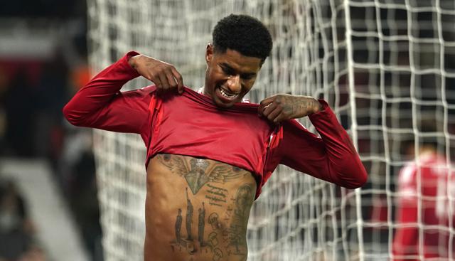 Marcus Rashford (foto Lapresse)