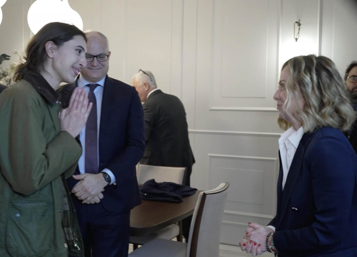 Cecilia Sala e Giorgia Meloni (Foto Lapresse)