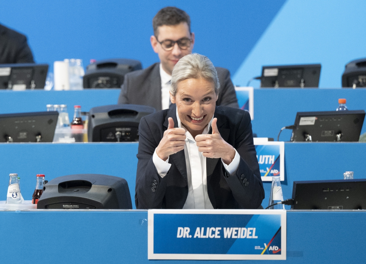 Alice Weidel, leader di Afd in Germania (Foto Lapresse)