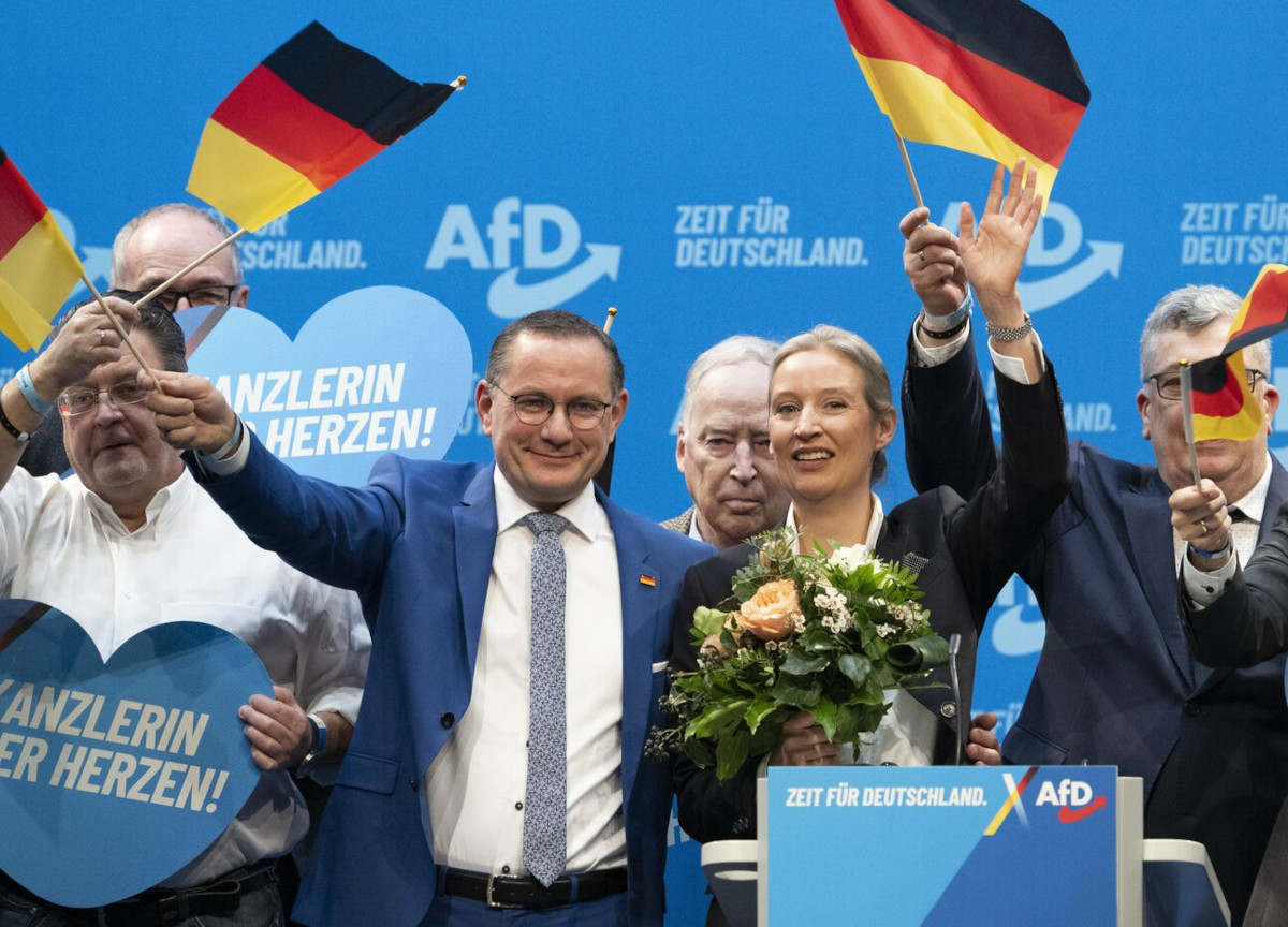 Alice Weidel, leader di Afd in Germania (Foto Lapresse)