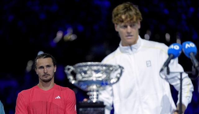 Jannik Sinner e Alexader Zverev - Foto Lapresse