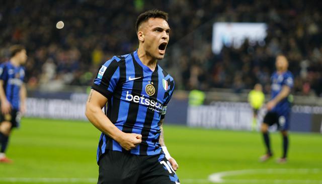 Lautaro Martinez (foto Lapresse)