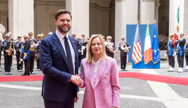 Giorgia Meloni e JD Vance Giorgia Meloni e JD Vance
