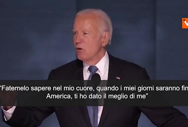 Biden alla convention dem di Chicago: “America ho fatto degli errori, ma ti ho dato il meglio di me”