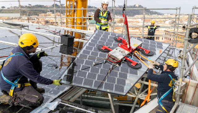 ACEA e CittÃ  del Vaticano: inaugurata la nuova vetrata fotovoltaica dei Musei Vaticani