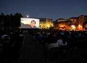 Cinema all’aperto di AriAnteo alla Fabbrica del Vapore sede della prima personale in Italia di Shepard Fairey (OBEY)