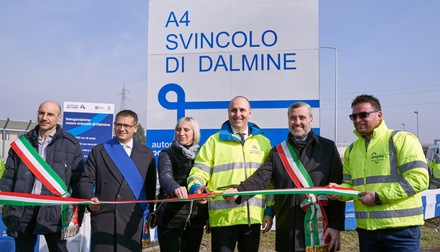 Autostrade per lâ€™Italia, aperto al traffico il nuovo svincolo di Dalmine lungo lâ€™A4 Milano-Brescia