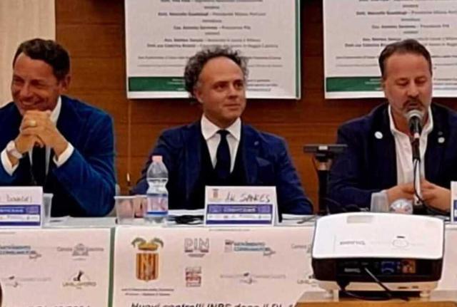 da sx: gli Avv. ti S. Donadei, M. Sances e il Dott. A. Sorrento