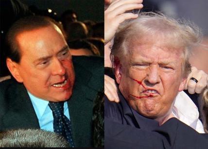 Trump-Berlusconi, stessa reazione dopo il ferimento. Molte le similitudini