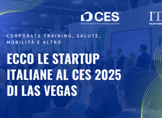 Corporate Training, salute, mobilità e altro: ecco le startup italiane al CES 2025 di Las Vegas