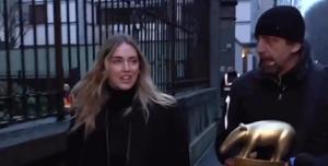 Chiara Ferragni Valerio Staffelli tapiro d'oro