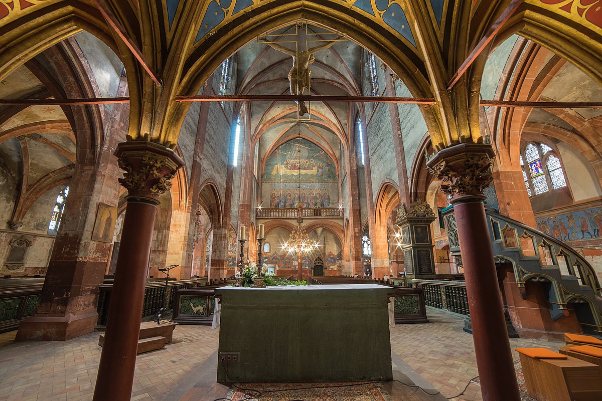 Chiesa Protestante neogotica di Saint Pierre Le Jeune a  Strasburgo. Photo Credit Pedro J Pacheco
