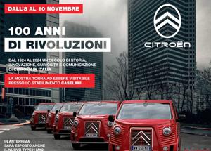 Citroen celebra 100 anni di innovazioni con una mostra imperdibile alla Caselani di Sospiro