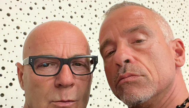 Fausto Cogliati con Eros Ramazzotti