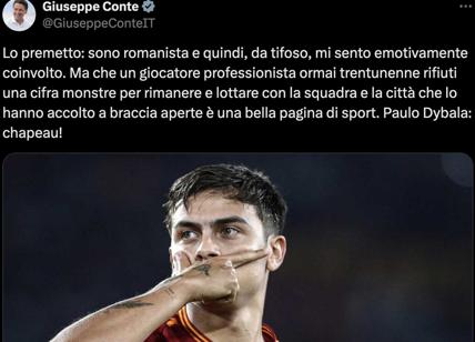 Dybala resta alla Roma, l'entusiasmo di Giuseppe Conte: “Bella pagina di sport”