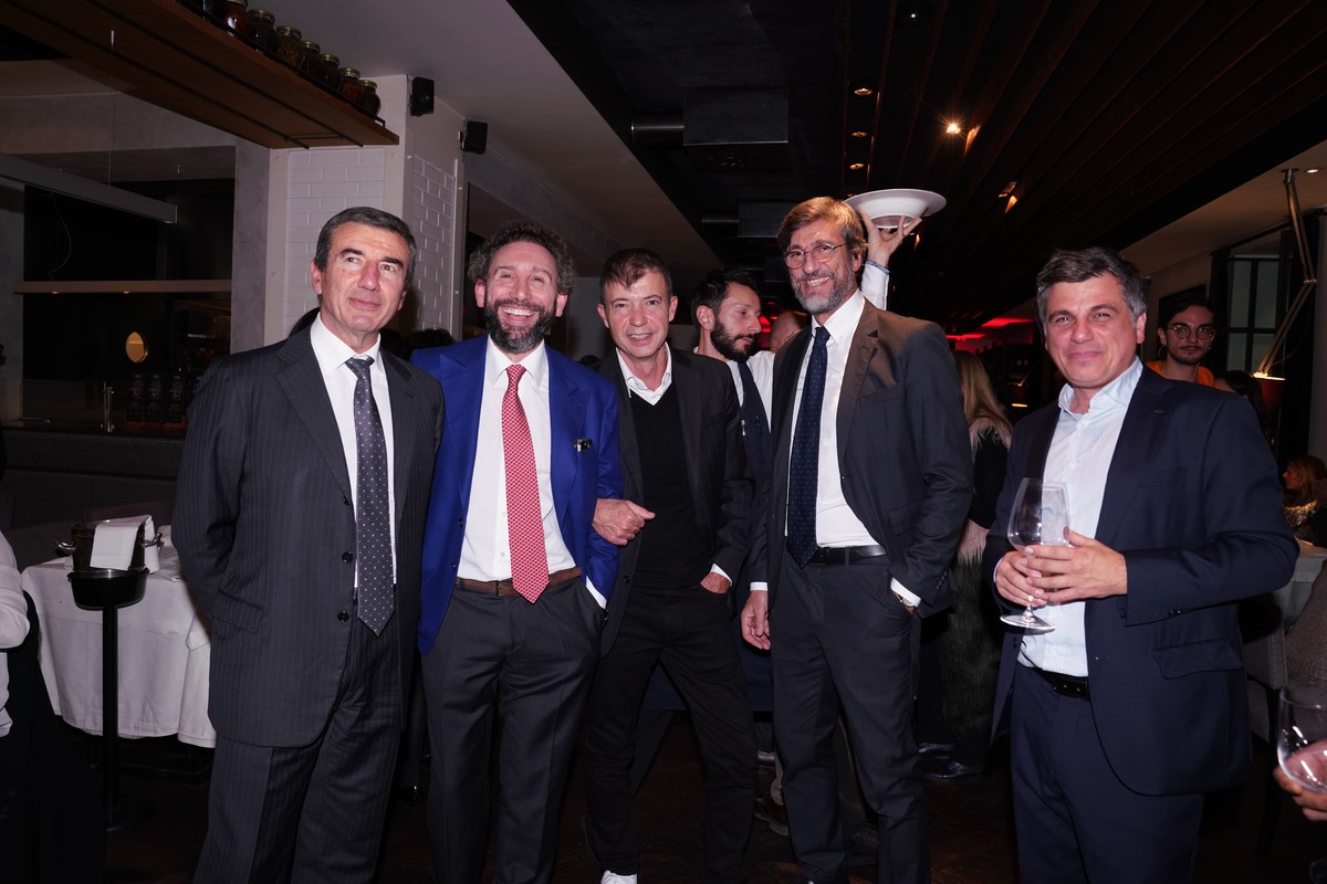 Da sx Ignazio Abrignani, Andrea Camaiora, Fabrizio Ratiglia, Paolo Corsini e Pablo Rojas