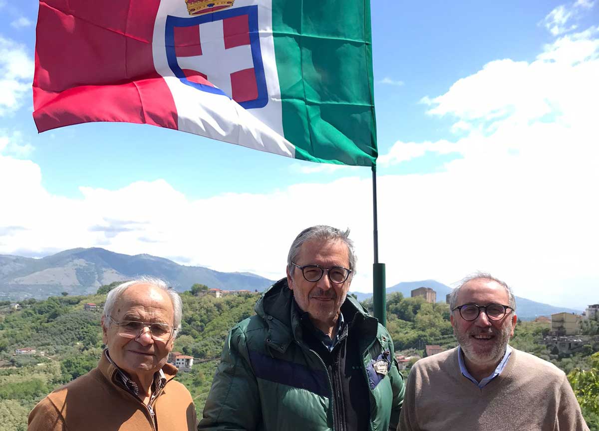 Da sinistra Luigi Marucci, antonio Maulu e Antonio Parisi