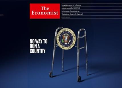Biden candidato col deambulatore: la copertina spietata dell'Economist