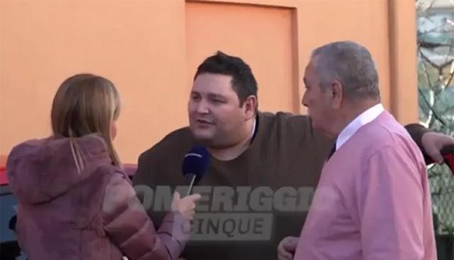 Dimitri Fricano in una intervista a Pomeriggio Cinque