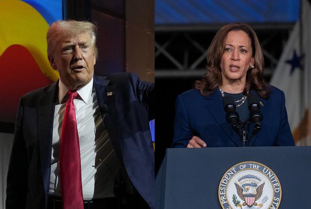 Donald Trump e Kamala Harris