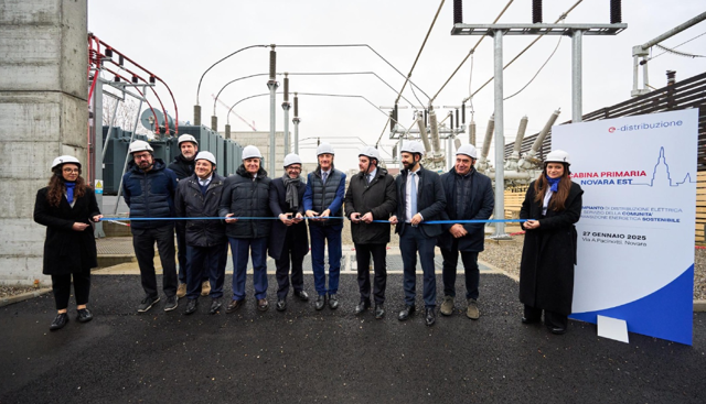 E-Distrubuzione, inaugurata la nuova Cabina Primaria a Novara