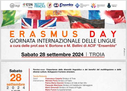 Giornata Internazionale delle Lingue, l'ERASMUS Day a Troia (Fg)