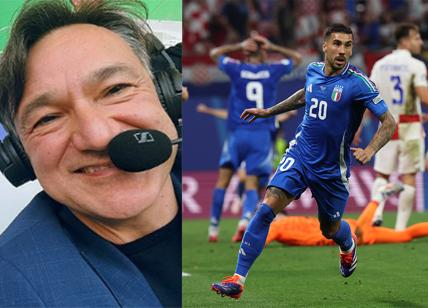Croazia-Italia, l'urlo di Fabio Caressa al gol di Zaccagni. "Mi sto uccidendo"