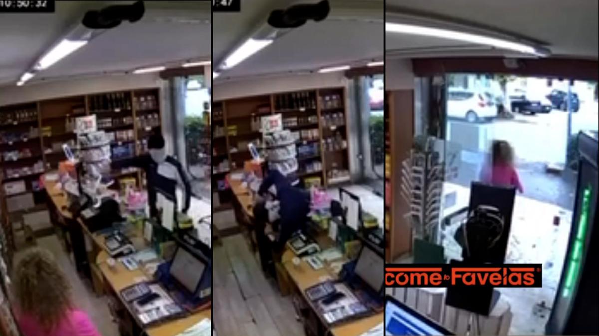 Entra con un coltello e svuota la cassa, la farmacista scappa terrorizzata. Il video della rapina a Perugia