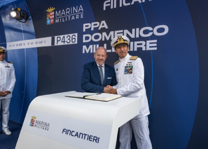 Fincantieri: varato il 7° PPA "Domenico Millelire" a Riva Trigoso