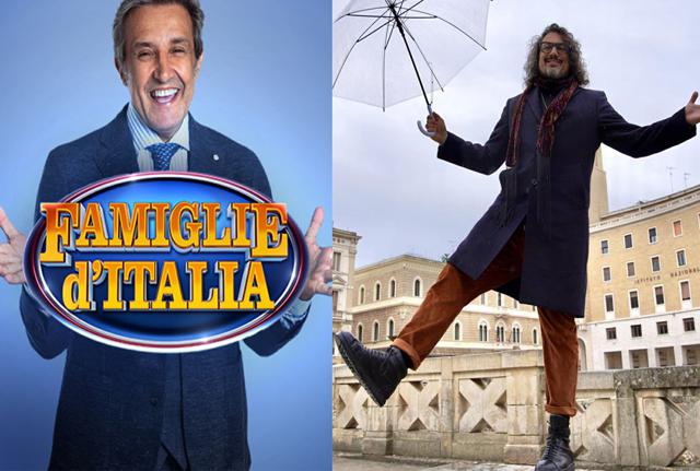 Flavio Insinna ai minimi su La7: Famiglie d’Italia fatica: perde sempre contro Alessandro Borghese (in replica)