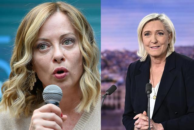 Giorgia Meloni - Le Pen -