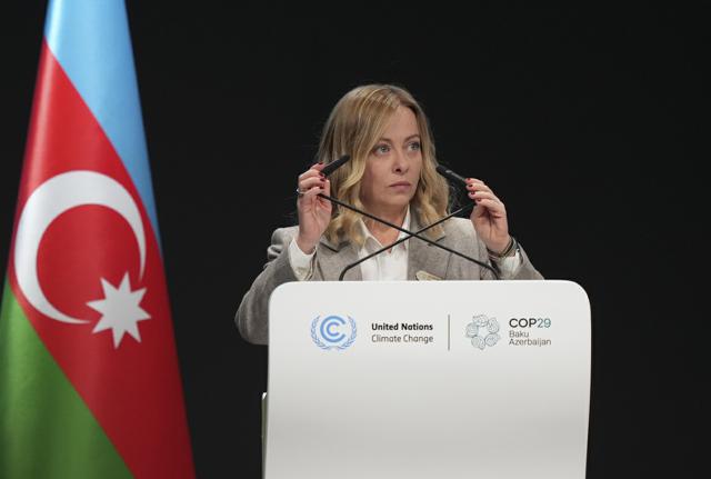 discorso Giorgia Meloni al Cop 29